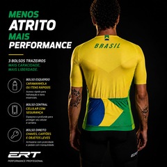 Camisa Ciclismo ERT New Elite Brasil 2.0 - Unissex - Foto 3