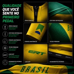 Camisa Ciclismo ERT New Elite Brasil 2.0 - Unissex - Foto 4