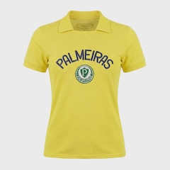 Camisa Polo Betel Palmeiras Retrô Brasil Feminina - Foto 1