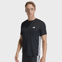 Camiseta adidas Workout Essentials Base 3S Masculina - Foto 2