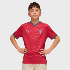 Camisa Puma Portugal I 2026 Infantil - Foto 3