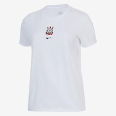Camiseta Corinthians Nike Crest Feminina - Foto 1