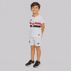 Kit Uniforme de Futebol do São Paulo I 26/27 New Balance Infantil - Foto 3