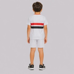 Kit Uniforme de Futebol do São Paulo I 26/27 New Balance Infantil - Foto 4