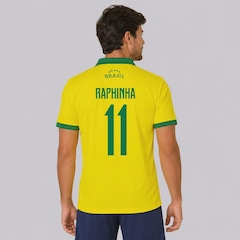 Camisa do Brasil Seleça Amarela 11 Raphinha Masculina - Foto 1