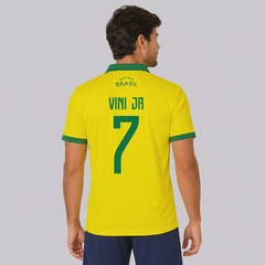 Camisa do Brasil Seleça 7 Vini Jr Masculina - Foto 1