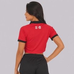 Blusa Cropped Flamengo Rufar Feminina - Foto 4