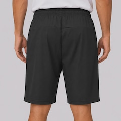 Bermuda Corinthians Logo Bordado All Black Masculina - Foto 3