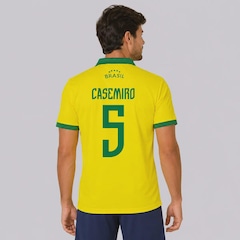 Camisa do Brasil Seleça Amarela 5 Casemiro Masculina - Foto 1