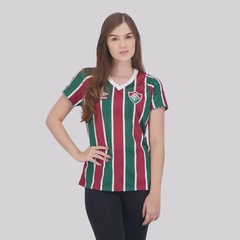 Camisa do Fluminense I 24/25 21 J. Arias Umbro Feminina - Foto 2
