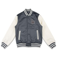 Jaqueta New Era Bomber Los Angeles Dodgers MLB Masculina - Foto 1