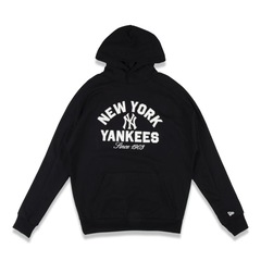 Blusão de Moletom New Era Canguru Fechado New York Yankees MLB Unissex - Foto 1