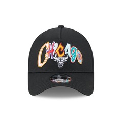 Bone New Era 9FORTY A-FRAME SNAPBACK Chicago Bulls Masculino - Foto 2