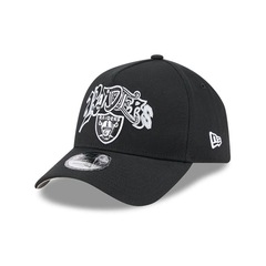 Bone New Era 9FORTY A-FRAME SNAPBACK Las Vegas Raiders Masculino - Foto 1