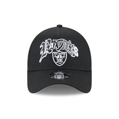 Bone New Era 9FORTY A-FRAME SNAPBACK Las Vegas Raiders Masculino - Foto 2