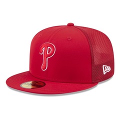 Bone New Era 59FIFTY MLB Philadelphia Phillies Batting Practice Masculino - Foto 1
