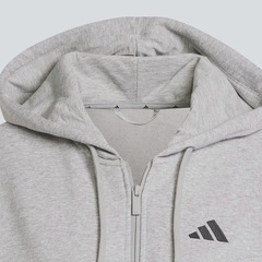 Jaqueta Adidas 3 Stripes com Capuz Feminina - Foto 4