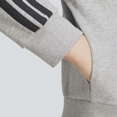 Jaqueta Adidas 3 Stripes com Capuz Feminina - Foto 7