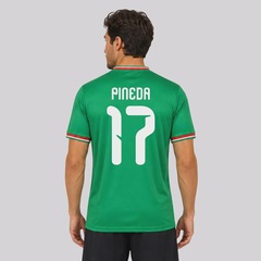Camisa México El Tri 17 Pineda Masculina - Foto 1