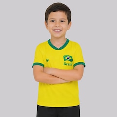 Camisa Brasil Flag Infantil - Foto 2