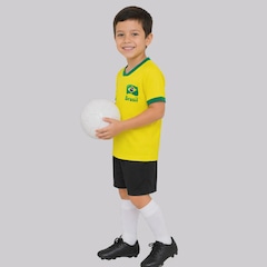 Camisa Brasil Flag Infantil - Foto 4