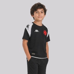 Camisa do Vasco Treino Comissão 24/25 Kappa Infantil - Foto 2