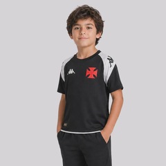 Camisa do Vasco Treino Comissão 24/25 Kappa Infantil - Foto 3