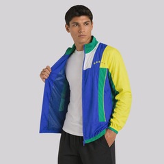 Jaqueta Corta Vento Brasil Penta Masculina - Foto 4