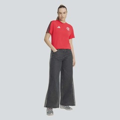 Camiseta Adidas Flamengo DNA Feminina - Foto 3
