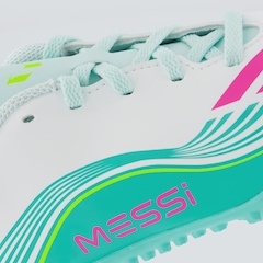 Chuteira Society Infantil Adidas F50 Messi Club - Foto 6