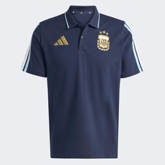 Camisa Polo Adidas Argentina DNA Masculina - Foto 4