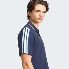 Camisa Polo Adidas Argentina DNA Masculina - Foto 6