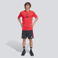 Camiseta Adidas Flamengo Grafica DNA Masculina - Foto 5