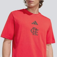 Camiseta Adidas Flamengo Grafica DNA Masculina - Foto 6