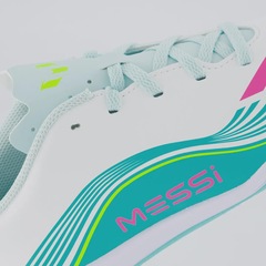 Chuteira Futsal Infantil Adidas F50 Messi Club - Foto 7