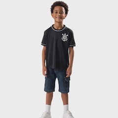 Camiseta do Corinthians Braziline - Infantil - Foto 1