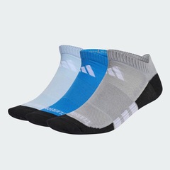 Kit Meias adidas Finas Leves Cano Baixo Climacool Performance com 3 Pares - Foto 2
