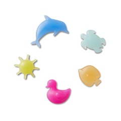 Jibbitz™ Crocs Formas de Verão Squish Pack Com 5 Peças - Foto 1