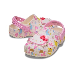 Sandália Infantil Crocs Hello Kitty and Friends Pastel Classic Clog - Foto 4