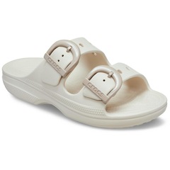 Sandália Unissex Crocs Saturday Enamel Buckle Sandal - Foto 2