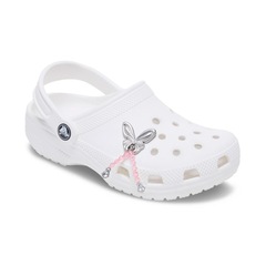 Jibbitz™ Crocs Borboleta Prateada com Contas - Foto 2