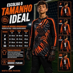 Camisa Goleiro Poker Defender Junior - Foto 5