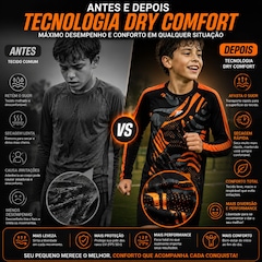 Camisa Goleiro Poker Defender Junior - Foto 7