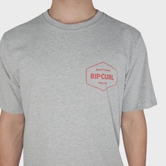 Camiseta Rip Curl Quality Goods Grey Marle - Masculina - Foto 2