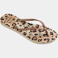 Chinelo Havaianas Slim Animals - Feminino - Foto 2