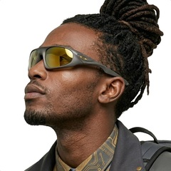 Óculos de Sol Unissex Oakley Neoforma Prizm 24k Polarized - Foto 3