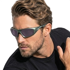 Óculos de Sol Unissex Oakley Neoforma Prizm Slate - Foto 3
