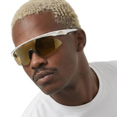 Óculos de Sol Unissex Oakley RSLV Lite Prizm 24K - Foto 3