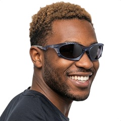 Óculos de Sol Unissex Oakley Plantaris Prizm Grey Polarized - Foto 3