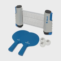 Kit Tênis de Mesa Ping Pong 2 Raquetes 3 Bolas e Rede Retrátil Vollo - Foto 1